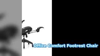 Ergonomic Office Chair Lumbar Support Footrest